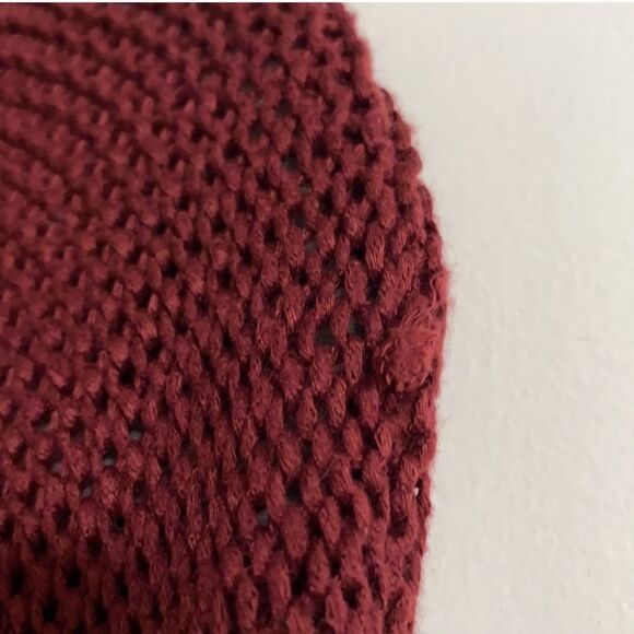 Harper V Neck Burgundy Sweater Size M - Picture 5 of 6